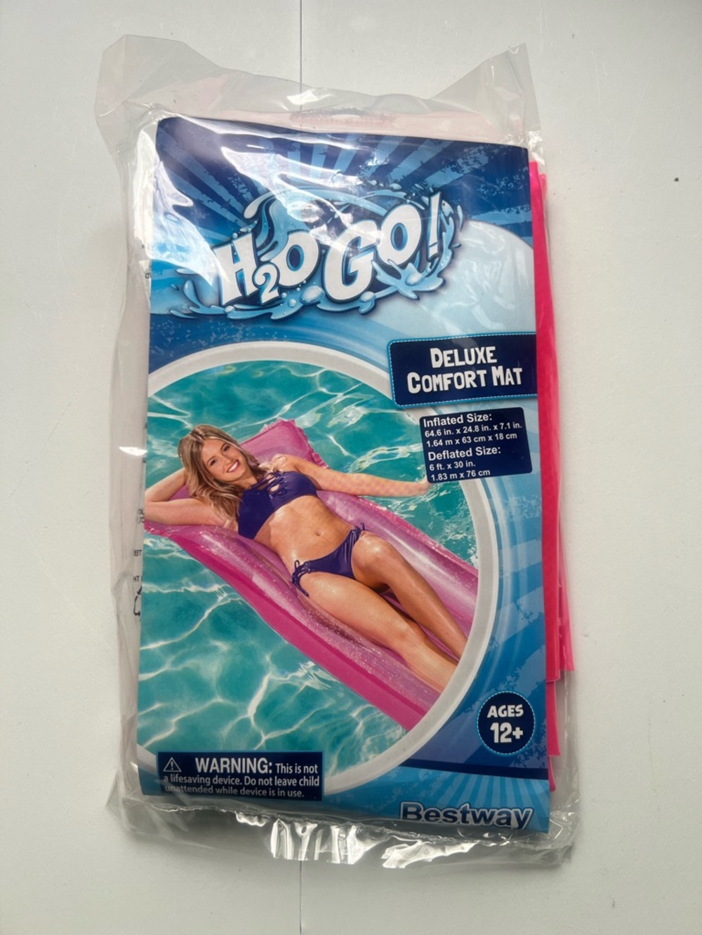 H2OGO! Deluxe Inflatable Pool Mat, Assorted